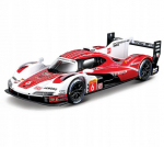 Mudel Bburago Porsche 963 1:43 valge/punane