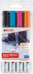 Edding E-95 marker klaasile, 1,5-3mm, 4 tk. seatud