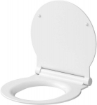 Cersanit Nano Duroplast Iste aeglaselt langeva kaanega, valge