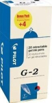 Geelpliiats Pilot G2, sinine, 0,7 mm, 6 tk.
