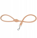 Nahast rihm koerale - 100 cm, 13 mm, hele liiv
