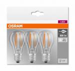 SET 3 becuri LED Osram, soclu E27, putere 6W, forma classic, lumina alb rece, toitmine 220&ndash;240 V, "000004058075819535" (timbru verde 1,35 lei)