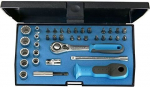 Gedore 37-osaline 1/4" pistikupesa ja otsiku komplekt