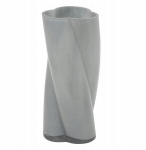 Hallist klaasist vaas, k&otilde;rgus 25,5 cm, &Oslash; 10,5 cm