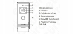 Eura-tech Vdp-45a3-ty Alpha+ 7 Wifi video sisetelefon, 1 sisend