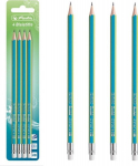 Herlitz greenline Hb pliiatsid, 4 tk.