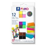 Fimo Soft Neon modelleerimismass 12 v&auml;rvi x 25g