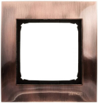 Simon 54 Premium metallraam, vase v&auml;rv, 1 moodul
