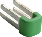 Hager Qc pistikud plokkidele, roheline, 10 tk.