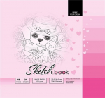 Szkicownik 200x200mm, 48 lehte, 100g/m&sup2;