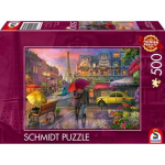 Schmidt Puzzle Pariis vihma k&auml;es 500 t&uuml;kki