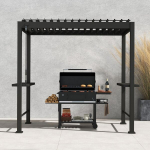 Paviljon Mirador BBQ 2,55x1,5m alumiinium tumehall modernne