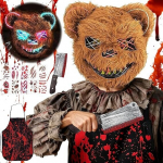 Halloweeni mask karu loomadega, pruun