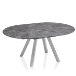 Laiendatav aialaud Kettler HPL 120/170 x 120 cm h&otilde;beda-antratsiidi toonis, praktiline disain