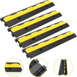 Kaablikaitse ramp, 101x24.5x5 cm, must, kumm