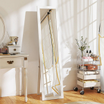 T&auml;ispikkuses peegel, 37x157 cm, valge, MDF ja klaas