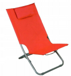 Rannalamamistool Resol Master Party, punane kangas, metallraam