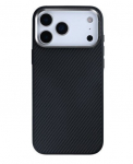 Rixus Mag Carbon With MagSafe Telefoni&uuml;mbris Apple iPhone 17 Pro Titanium Black