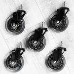Toolirattad IKEA kummist 75 cm / 10 mm 5 tk Orion