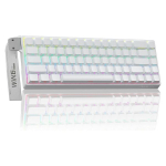 WIN68 HE mehaaniline m&auml;nguklaviatuur RGB-valgustuse ja valge v&auml;rviga, m&otilde;eldud s&uuml;le- ja lauaarvutite m&auml;ngijatele
