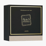Unisex parf&uuml;&uuml;mi kinkekomplekt Lattafa Khamrah Oriental EDP 100 ml 3 tk