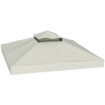 Varikatuse katus 3x3 m, veekindel, Oxford, helehall