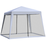 Varikatus 3x3 m, metall+pol&uuml;ester, s&auml;&auml;sev&otilde;rk, hall