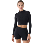 Naiste s&auml;rk 4F Longsleeve FNK F483 s&uuml;gavmust 4FRAW24TFLOF483 20S