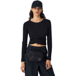 Champion naiste T-s&auml;rk Crewneck Croptop must 117435 KK001, XS