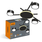 Laelamp Videx 3 x GX53 ja LED 9W taustvalgustusega, VL-SPF20B-BB