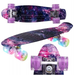 Laste rula valgustatud LED-ratastega MalPlay, 56 cm