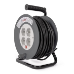 Pikendusjuhe alusega Entac 20m 4 pistikupesaga 2300W IP20