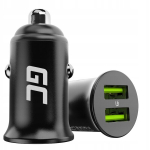 Autolaadija 36W 2xUSB 6A 12V, Automobilinis įkroviklis 36W 2xUSB 6A 12V