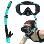 Snorgeldamismask, snorgeldamistoru komplekt sini-must