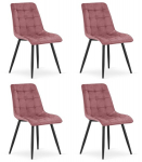 4 s&ouml;&ouml;gitooli komplekt Split, 88x46x40 cm, roosa
