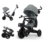 Kinderkraft AVEO 2 PLUS &ndash; kolmerattaline rattas | 6 funktsiooni, 360&deg; iste, lamamisasend