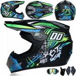Fullface MTB kiiver lastele krossi BMX kiiver S 53-54cm