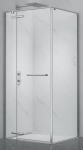 Du&scaron;ikabiin PRESTIGE 90x90 kroom/l&auml;bipaistev ilma aluseta
