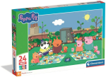 Pusle Clementoni 24834 24 maxi t&uuml;kki SuperColor Peppa Pig