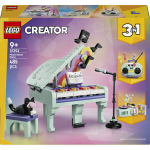 LEGO&reg; Creator kolm &uuml;hes Muusikateemaline kaunistus: klaver kassiga 31392