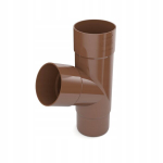 Bryza Pvc tee 110/110/110mm pruun