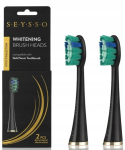 Elektrilise hambaharja otsik Seysso Gold Whitening elektrilise hambaharjaga &uuml;hilduvad hambaharjapead (2 tk)., Dantų &scaron;epetėlio antgaliai suderinami su Seysso Gold Whitening elektriniu dantų &scaron;epetėliu 2 vnt.