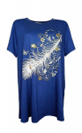 Naiste tuunika sulgemustriga, XXXL/XXXXL
