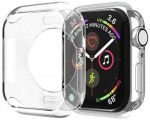 Apple Watch 44 mm kaitsekaitse l&auml;bipaistev plastikust.