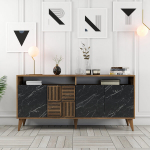 TV-alus Milan 160, pruun/must