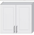 Seinale kinnitatav k&ouml;&ouml;gikapp Natalia White Gloss, valge