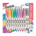 Sharpie S-note markerid, 20 tk.