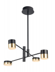Maxlight Puma Led rippvalgusti 82cm, 4 valguspunkti, kuldne
