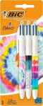 Pliiatsid Bic 4 Colors Tie Dye, 3 tk.