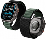 Spigen Wbf1 rihm Apple Watchile 44-49mm, must-roheline